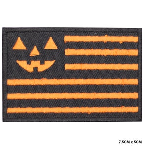 Halloween Logo Iron/Sew On Patch Embroidered Applique For Clothes