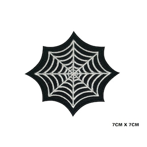 Spider Web Movie Logo Iron/Sew On Patch Embroidered Applique For Clothes