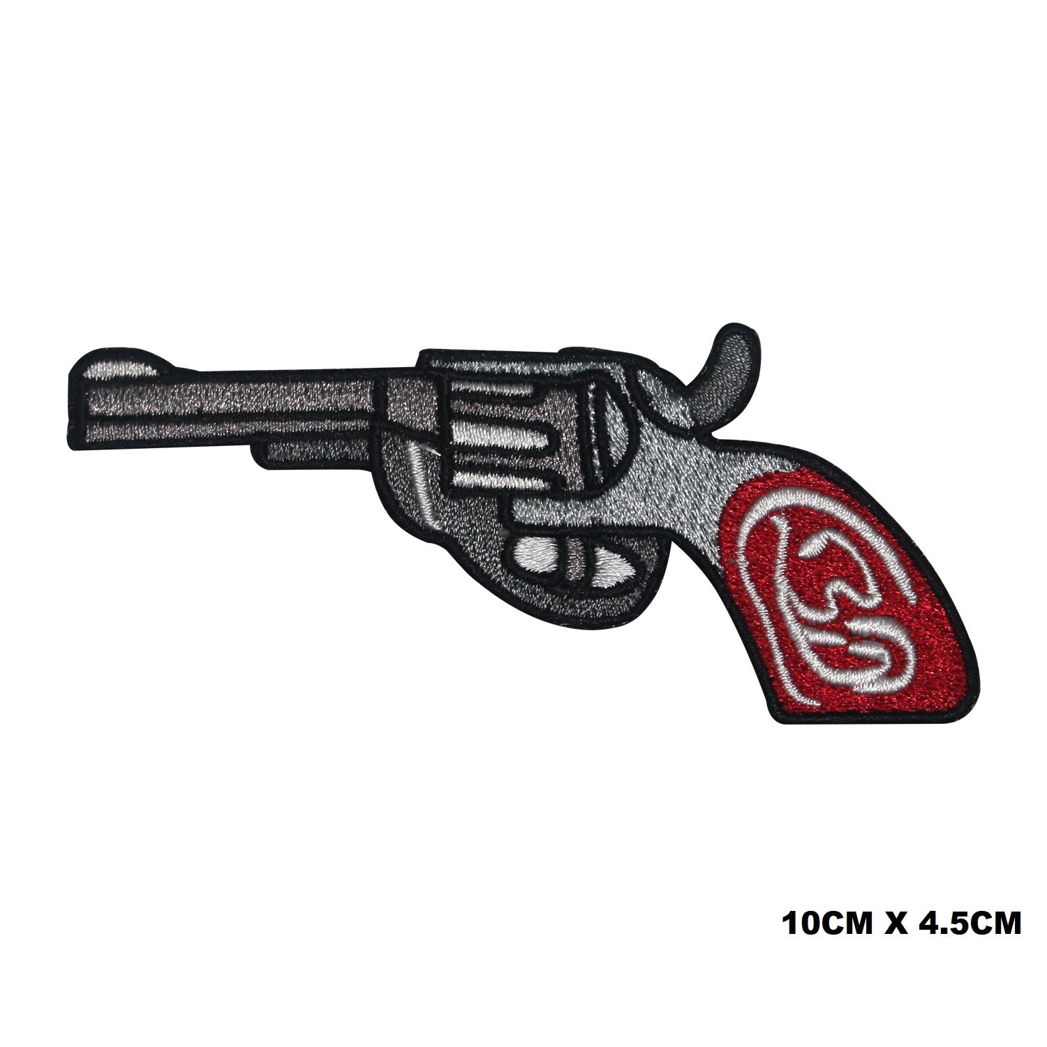 Écusson Brodé Thermocollant Guns N Roses Revolver Accessoire