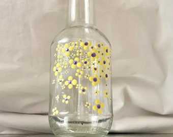 Handbemaltes Glas Größe L
