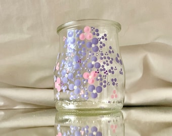Handbemaltes Glas Größe M