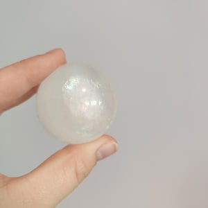 Clear optical calcite sphere