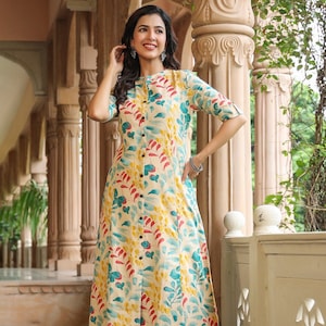 Cotton maxi kurtis store