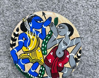 Handmade Ceramic Coasters Set – Unique Home Decor, Coffee Table Decor