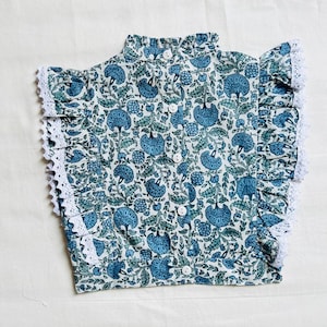 Jaipuri Floral Girls Co-ord Set Sewing Pattern: Sleeveless Kids Outfit