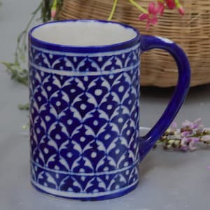 Handmade Ceramic Beer Mugs, Unique Coffee and Milk Mugs, Large Handle And Pottery Mug, Large Coffee Mug Midnight Blue, Blue Pottery Mug