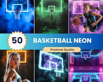 50 cenários digitais de basquete para fotografia esportiva, fundo de basquete para banner de basquete, esportes escolares e fotos de retrato de idosos