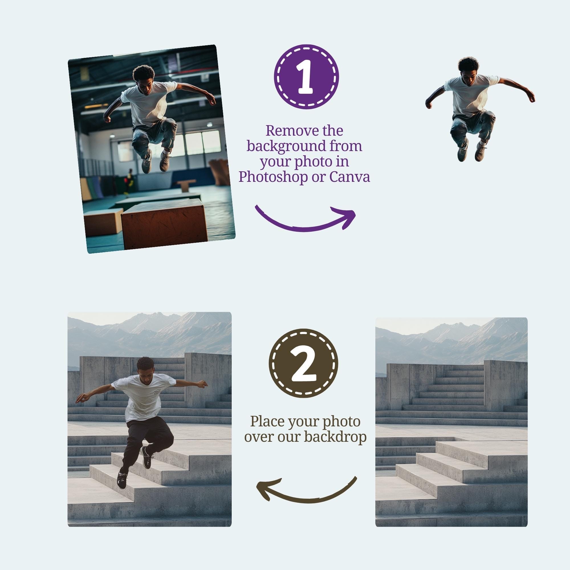 60 Parkour & Free Running Backdrop for Photoshoot, Urban Sports ...