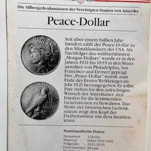 Peace Dollar Silver 1922
