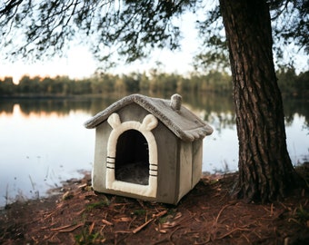 AESTHETICALLY PLEASING! | Cozy Cat Bed | Cozy Animal House | For inside and outside | Made to last