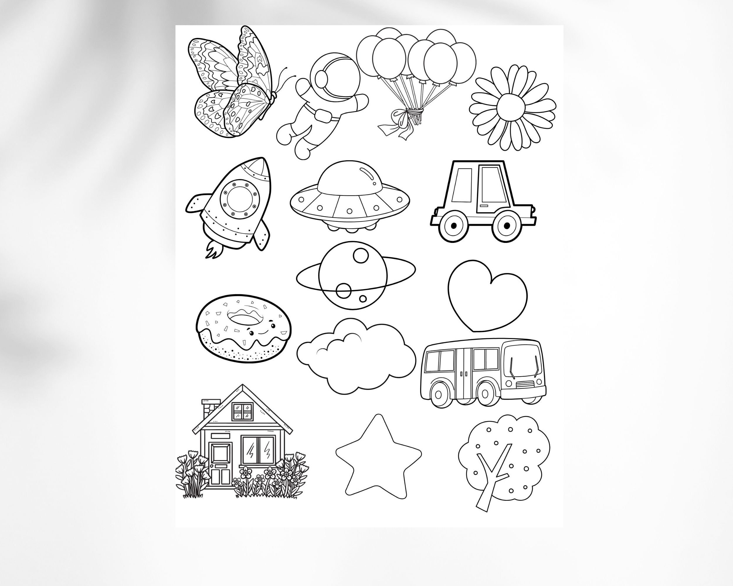 Printable Coloring Pages for Kids 5 Coloring Pages Kids Activity ...