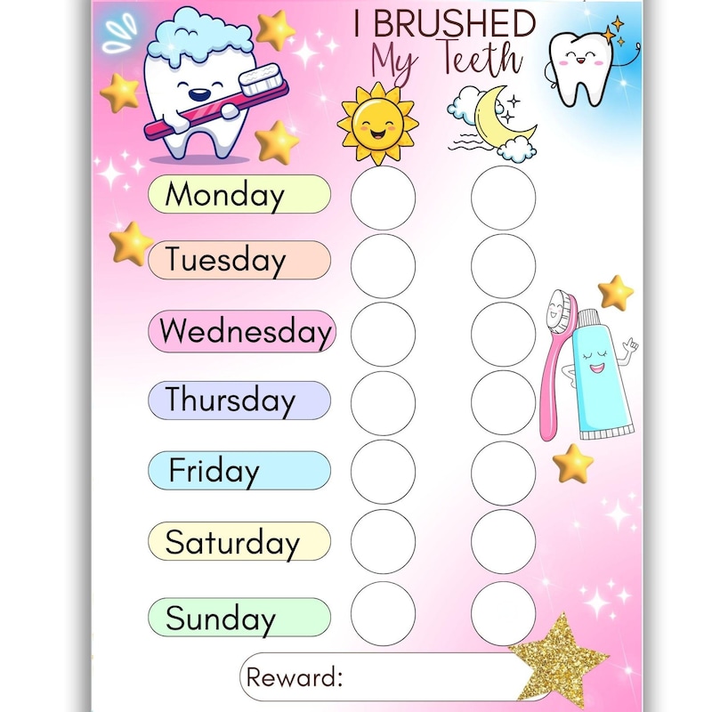 Teeth Hygiene Stickers Etsy teeth-hygiene-stickers-etsy