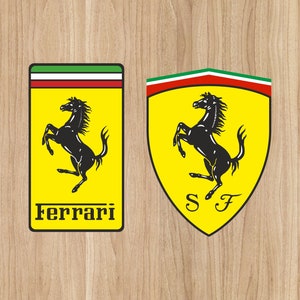 Ferrari Sticker Set : Italian Auto Parts & Gadgets Store