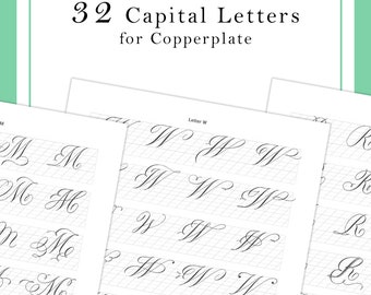 32 capital Letters for Copperplate