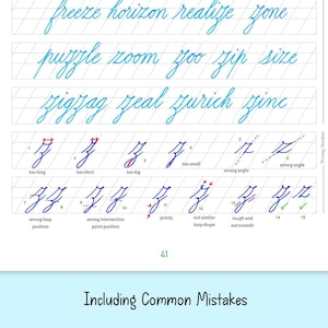 CURSIVE HANDWRITING TUTORIAL - Etsy