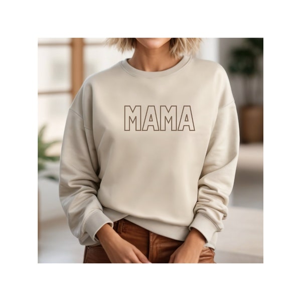 MAMA Sweatshirt Crewneck for the best moms, mothers day, moms to be comfy sweater pullover