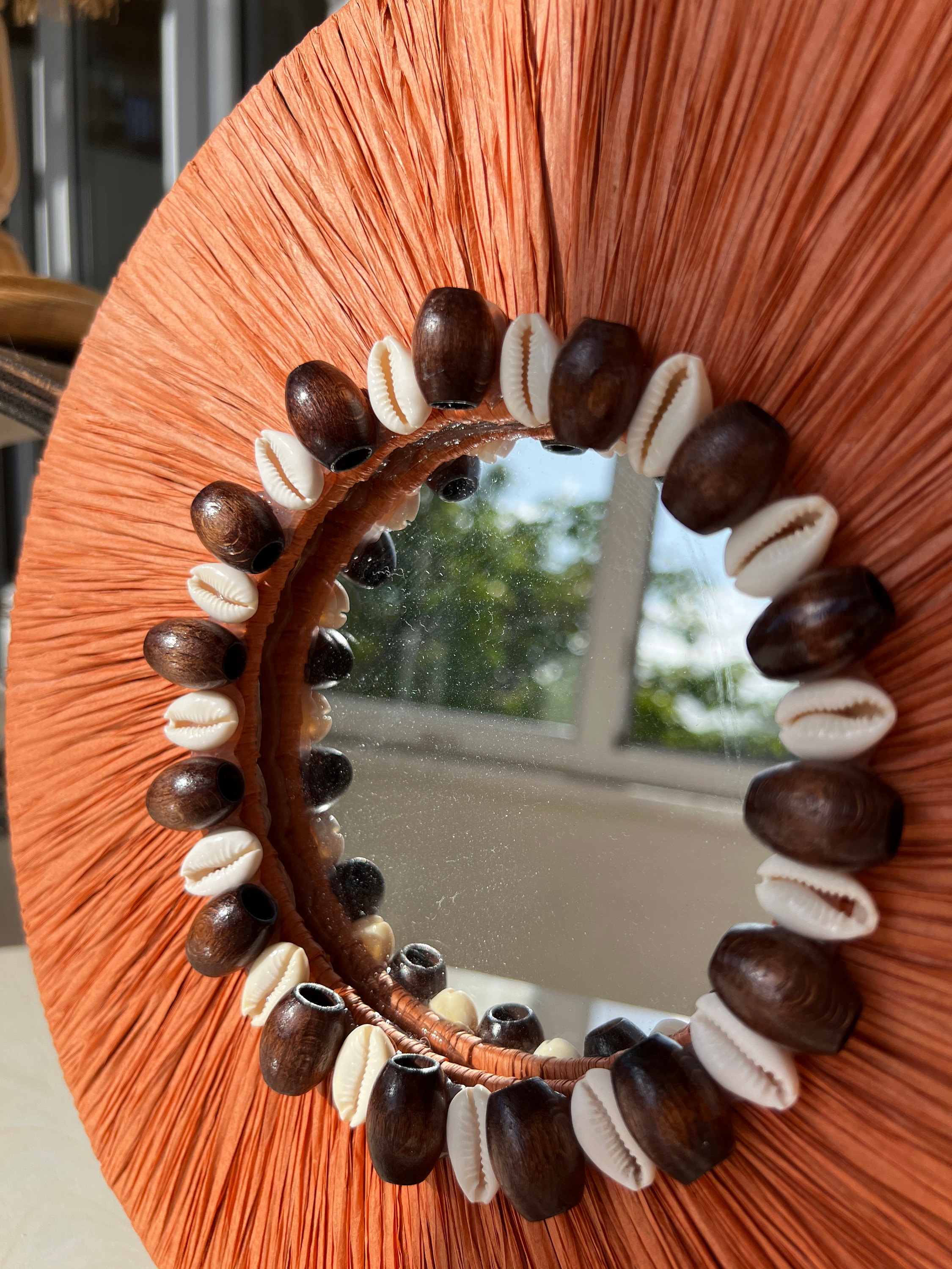 Wall Decor I Bohemian Wall Art I Wooden Beads Sunburst Coastal Wall ...