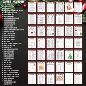 Christmas Games Printable , Christmas Bundle , Christmas Games ...