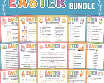 Easter Games, Printable Easter Games, Easter Activities, Easter Party Games, Family Games, Classroom Games, Kids Games, Easter Printables