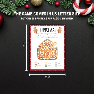 Decorate a Gingerbread House , Christmas Games Printable , Christmas ...