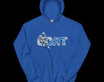 Barry Sanders GOAT Hoodie/Shirt NFL Detroit Lions NFL Lions Hoodie// Shirt gift Barry Sanders Goat Nfl hoodie