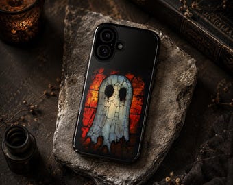Ghost Tough Phone Case: Whimsical iPhone, Samsung Galaxy & Pixel Cover