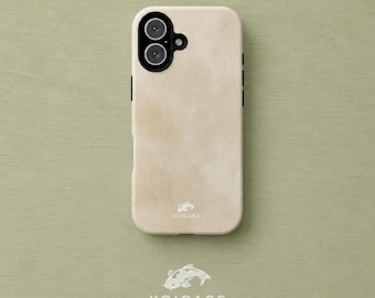 Linen Beige Phone Case | Neutral Aesthetic Case | Minimalist Watercolor iPhone Case | Samsung Galaxy Cover | Google Pixel Case