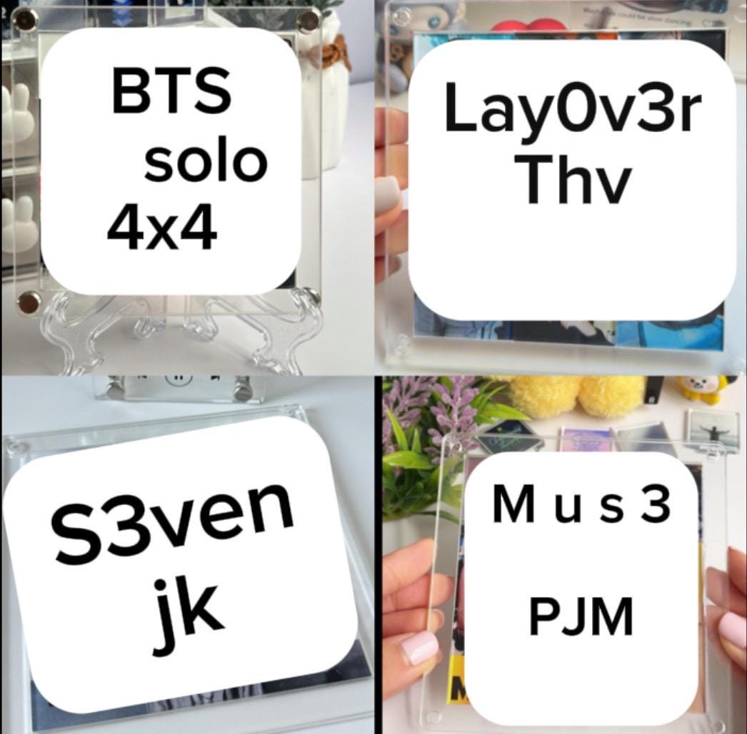 Personalized Album Puzzle Acrylic Display BTS KPOP - Etsy