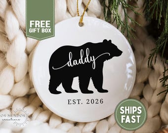Dad Christmas Ornament Est. 2026 Ornament for Dad to Be Ornament for First Time Dad Ornament New Dad Ornament Dad Daddy to Be Keepsake