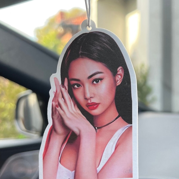 Jennie BlackPink Car Air Freshener - Fragrance for Kpop Lovers and BlackPink Fans