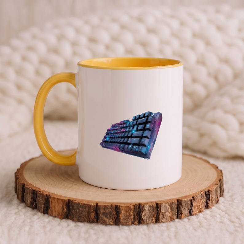 Programmer Mug, Software Developer Coffee Cup, Coder Gift, Computer Science Mug Yellow