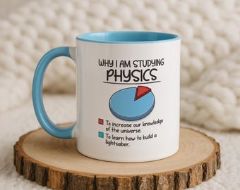 Mug physique, nerd scientifique, camembert, blague au sabre laser, cadeau STEM