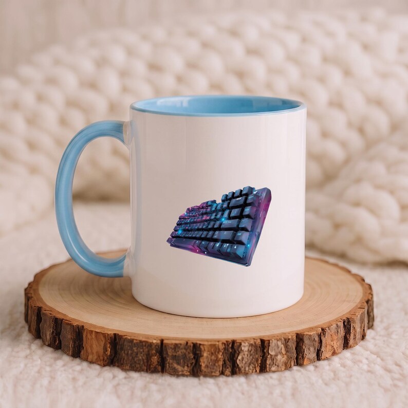 Programmer Mug, Software Developer Coffee Cup, Coder Gift, Computer Science Mug Blue