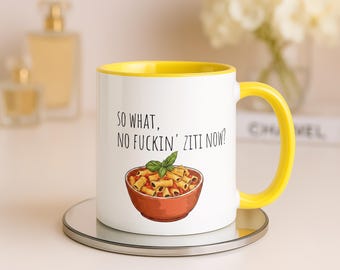Mug à pâtes drôle, tasse à café citation sarcastique, cadeau pour amateur de cuisine italienne