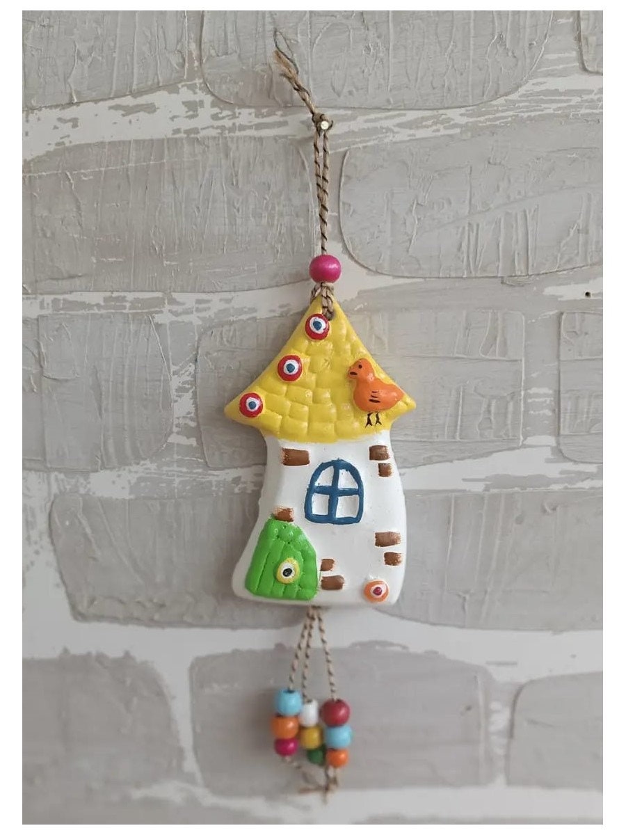 Hand-painted House-shaped Wall, Balcony Decor, Garden Decoration With Different Color Options - Etsy