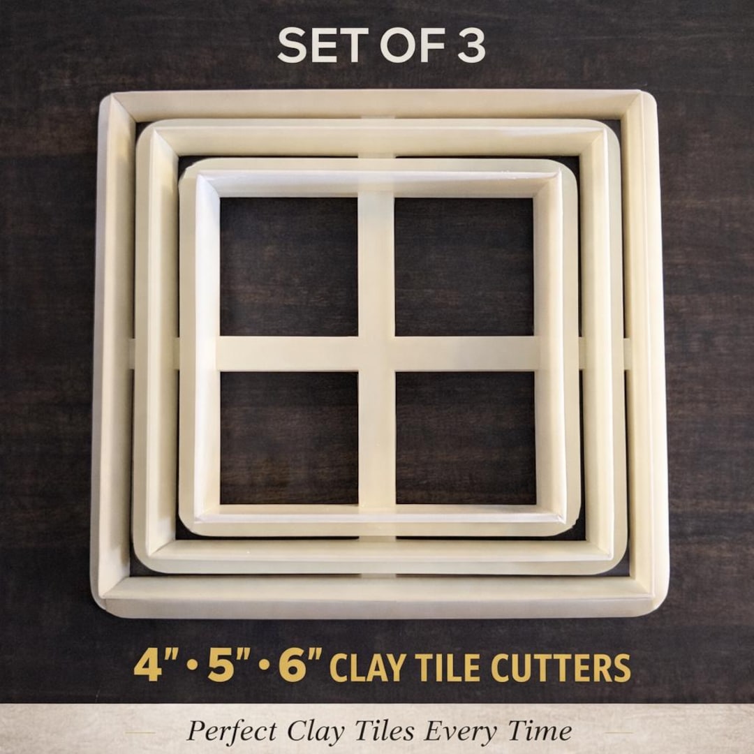 4 5 6 Set Of 3 Square Clay Tile Cutter Pottery Ceramic Tool Etsy 4-5-6-set-of-3-square-clay-tile-cutter-pottery-ceramic-tool-etsy