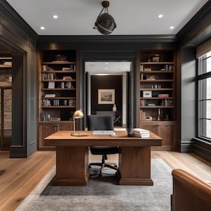 Sophisticated Virtual Office Backgrounds - Elevate Your Zoom Meetings with Professional Ambiance