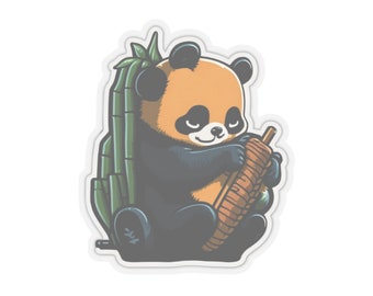 Cute Panda Sticker - Add Adorable Fun to Your Laptop, Water Bottle, and More - Order Now!