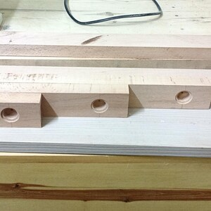 Pencil Wall Hooks for Kids, Handmade Beech Wood Coat Hooks, Montessori Nursery Decor image 15