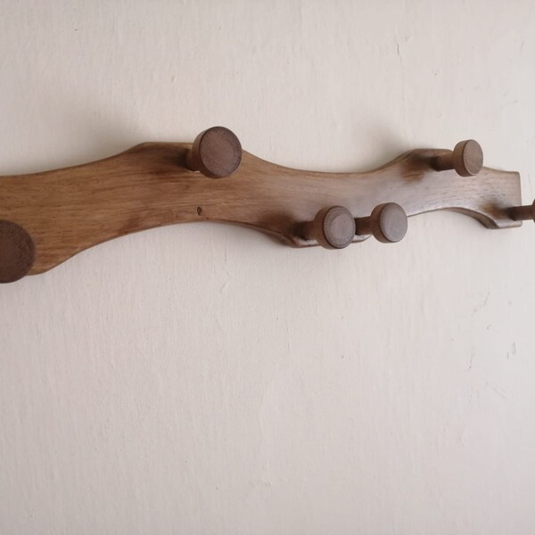 Handmade Lacquered Wooden Wall Hanger - Big