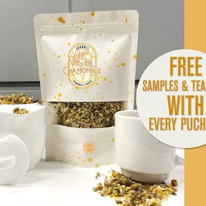 Chamomile Flowers | La Vie en Chamomile | Organic | Dried Herbs | Culinary Grade | Herbal Tea | Relaxing Aroma | Premium Quality Chamomile F