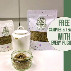 Premium Dried Rosemary Leaves | Culinary Herb and Herbal Tea | Natural & Aromatic | Loose | DRY Timeless Blooms