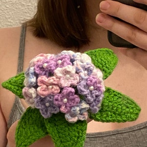 Hydrangea Crochet Pattern Mother’s Day Gift Decoration