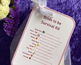 Bride to be  survival kit