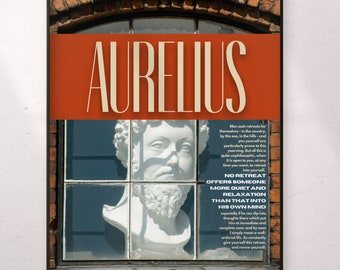 Stoic Wisdom, Marcus Aurelius Inspirational Quotes for Mental Health and Growth Mindset