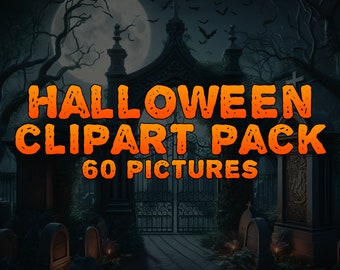 Halloween Clipart Pack Transparent PNG Clipart 60 pictures