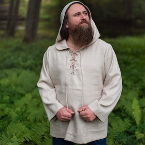 Viking style shirt. Baltic style shirt. Unique  fashion for man.