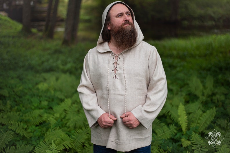 Viking style shirt. Baltic style shirt. Unique  fashion for man.