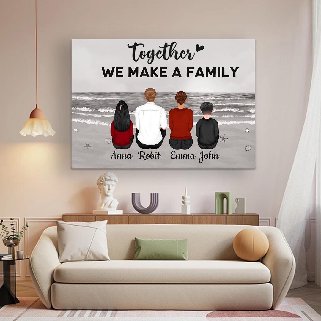 Personalised Family Prints Custom Family Gifts Personalised Family ...