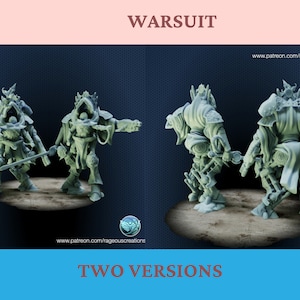 Battle Nun Warsuits - Tabletop / Pathfinder / Dungeons & Dragons DnD / fantasy wargame